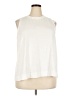 Crown & Ivy Ivory Sleeveless Blouse Size XXL - photo 1