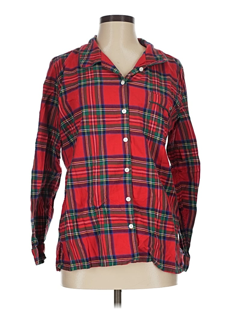 Pre-owned Vineyard Vines Long Sleeve Button Down Shirt In Red
