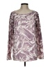 Chico's Paisley Purple Pullover Sweater Size Lg (2) - photo 1