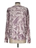 Chico's Paisley Purple Pullover Sweater Size Lg (2) - photo 2