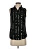 Apt. 9 100% Polyester Black Sleeveless Blouse Size XS - photo 1