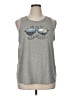 Maurices Gray Sleeveless T-Shirt Size 16 (1) - photo 1