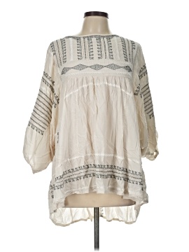 Free People 3/4 Sleeve Blouse