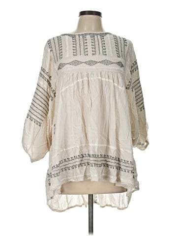 Free People 3/4 Sleeve Blouse (view 1)
