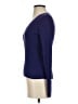 Moda International 100% Cotton Blue Pullover Sweater Size S - photo 5