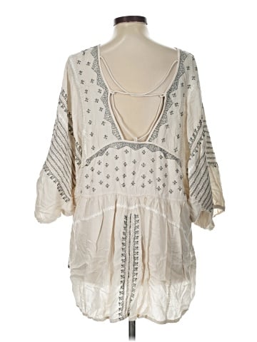Free People 3/4 Sleeve Blouse (view 2)