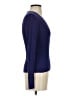 Moda International 100% Cotton Blue Pullover Sweater Size S - photo 4