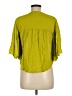 MAX 100% Rayon Green Short Sleeve Blouse Size M - photo 2
