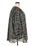 Torrid Plaid Gray 3/4 Sleeve Blouse Size 4X Plus (4) - photo 4