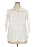 Cato Ivory 3/4 Sleeve Button-Down Shirt Size 18/20W - photo 1