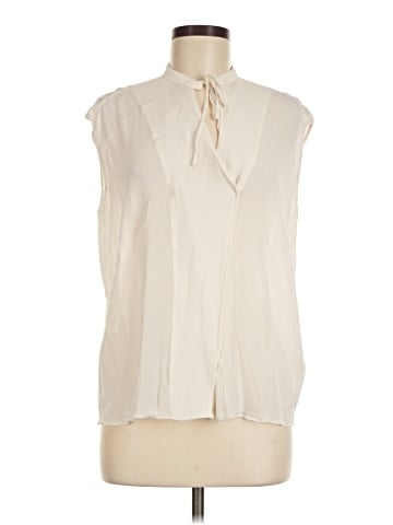Vince. Sleeveless Silk Top (view 1)