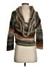 Gilded Intent 100% Viscose Tweed Brown Cardigan Size S - photo 1