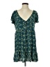 Wild Fable 100% Rayon Teal Short Sleeve Blouse Size S - photo 1