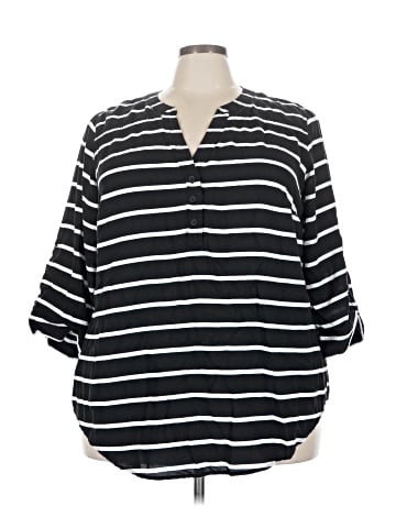 Torrid 3/4 Sleeve Blouse (view 1)