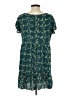 Wild Fable 100% Rayon Teal Short Sleeve Blouse Size S - photo 2