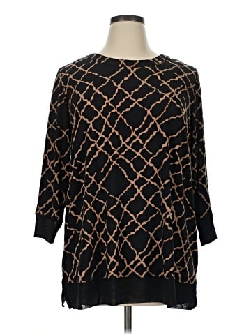 Anne Klein 3/4 Sleeve Blouse (view 1)