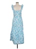 Draper James 100% Cotton Floral Blue Casual Dress Size M - photo 2