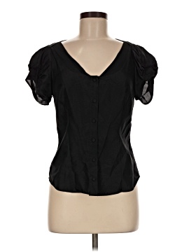 Armani Exchange Short Sleeve Silk Top