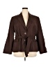 Larry Levine 100% Polyester Brown Blazer Size 22W - photo 1