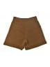Madewell 100% Polyester Solid Brown Khaki Shorts Size 2 - photo 2