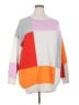 Target Color Block Orange Pullover Sweater Size 2X - photo 1