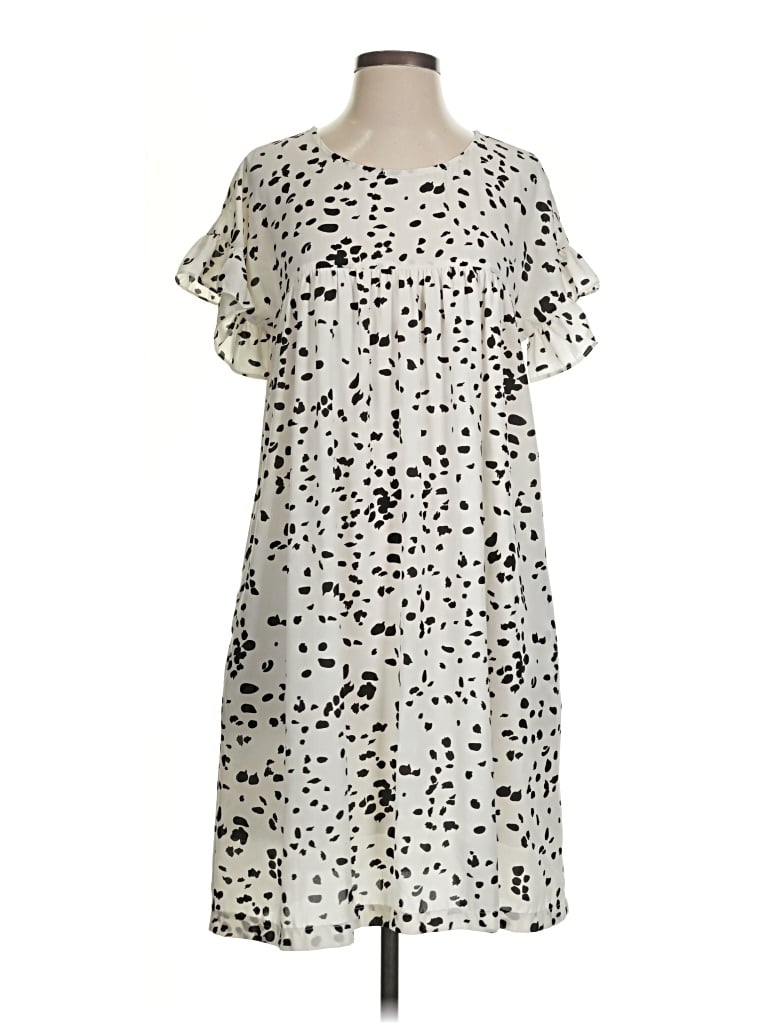 Pre-owned Staccato Casual Dress In Silver