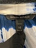 Banana Republic 100% Polyester Tie-dye Blue 3/4 Sleeve Blouse Size XS - photo 7