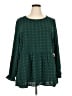 BLOOMCHIC 100% Polyester Green 3/4 Sleeve Blouse Size 22 - 24 - photo 1