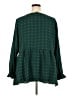 BLOOMCHIC 100% Polyester Green 3/4 Sleeve Blouse Size 22 - 24 - photo 2