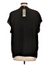 Eileen Fisher 100% Silk Metallic Gold Short Sleeve Top Size L - photo 2