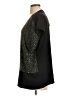 Eileen Fisher 100% Silk Metallic Gold Short Sleeve Top Size L - photo 5
