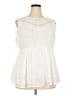 Torrid 100% Polyester Ivory Sleeveless Blouse Size 2X Plus (2) - photo 1