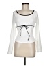 Shein White Long Sleeve Top Size 6 - photo 1