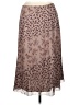 Arula Animal Print Brown Casual Skirt Size 1X - photo 2
