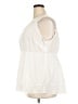Torrid 100% Polyester Ivory Sleeveless Blouse Size 2X Plus (2) - photo 5