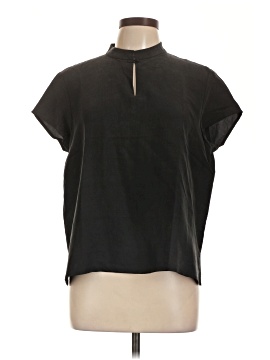 Eileen Fisher Short Sleeve Silk Top
