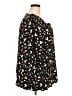 BLOOMCHIC 100% Rayon Black 3/4 Sleeve Blouse Size 22 - photo 4