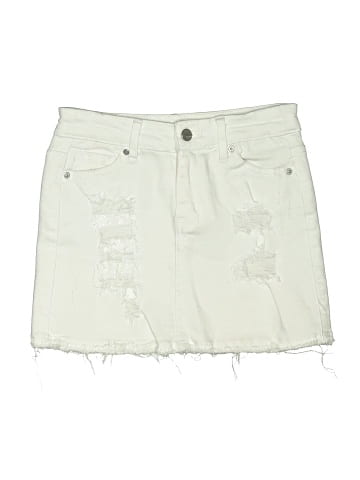 Tractr Denim Skirt (view 1)