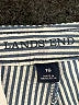 Lands' End 100% Baumwolle Stripes Blue Shorts Size 16 - photo 3