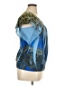 Apt. 9 100% Polyester Blue Short Sleeve Blouse Size XL - photo 4