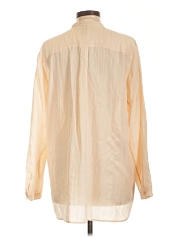 Eileen Fisher Long Sleeve Silk Top (view 2)