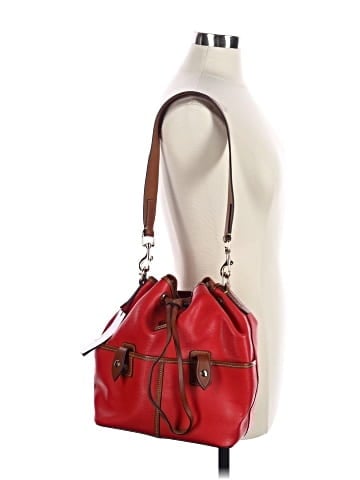 Dooney & Bourke Leather Bucket Bag (view 2)