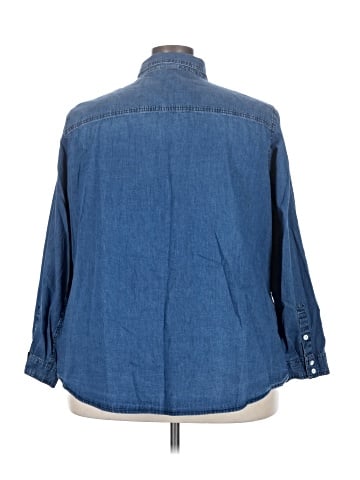 Torrid Long Sleeve Button-Down Shirt (view 2)