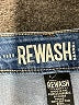 Rewash 100% Cotton Hearts Blue Jeans Size 0 - photo 8