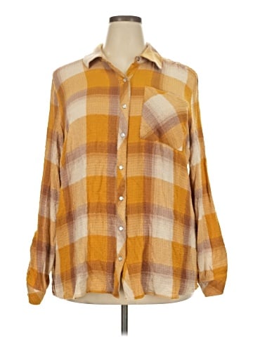 Cato Long Sleeve Button-Down Shirt (view 1)