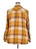 Cato Plaid Yellow Long Sleeve Button-Down Shirt Size 18 - 20 - photo 2