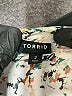 Torrid 100% Polyester Print White Short Sleeve Blouse Size 2X Plus (2) - photo 7