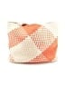 Assorted Brands 100% Polyurethane Checkered-gingham Orange Tote One size - photo 3