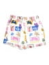 GeeGee 100% Polyester Print White Board Shorts Size XXL - photo 1