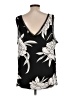 Halogen 100% Polyester Black Sleeveless Blouse Size XXL - photo 2